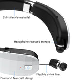 Telescopic Neck-Mounted Folding Bluetooth Earphone